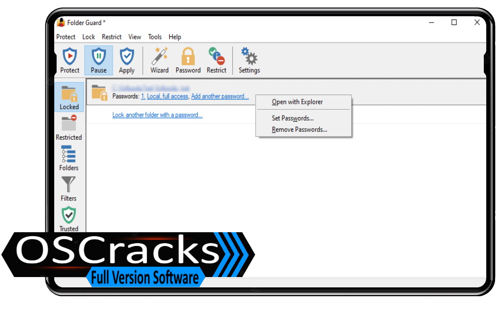 Folder Guard 22.12 Crack + License Key 2023 Free Download