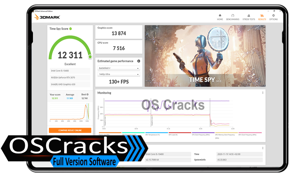 3DMark 2.25.8044 Crack + Serial Key (Latest) 2022