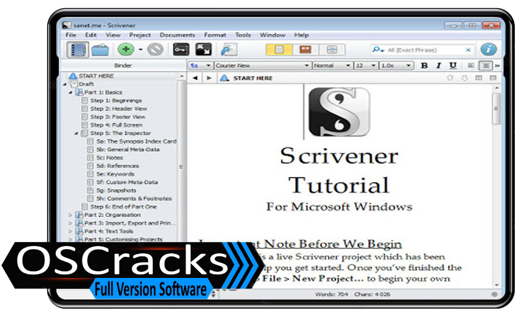 Scrivener Crack