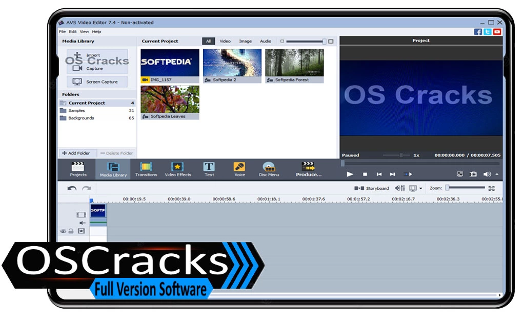 Interface of Avs-Video-Editor-Crack