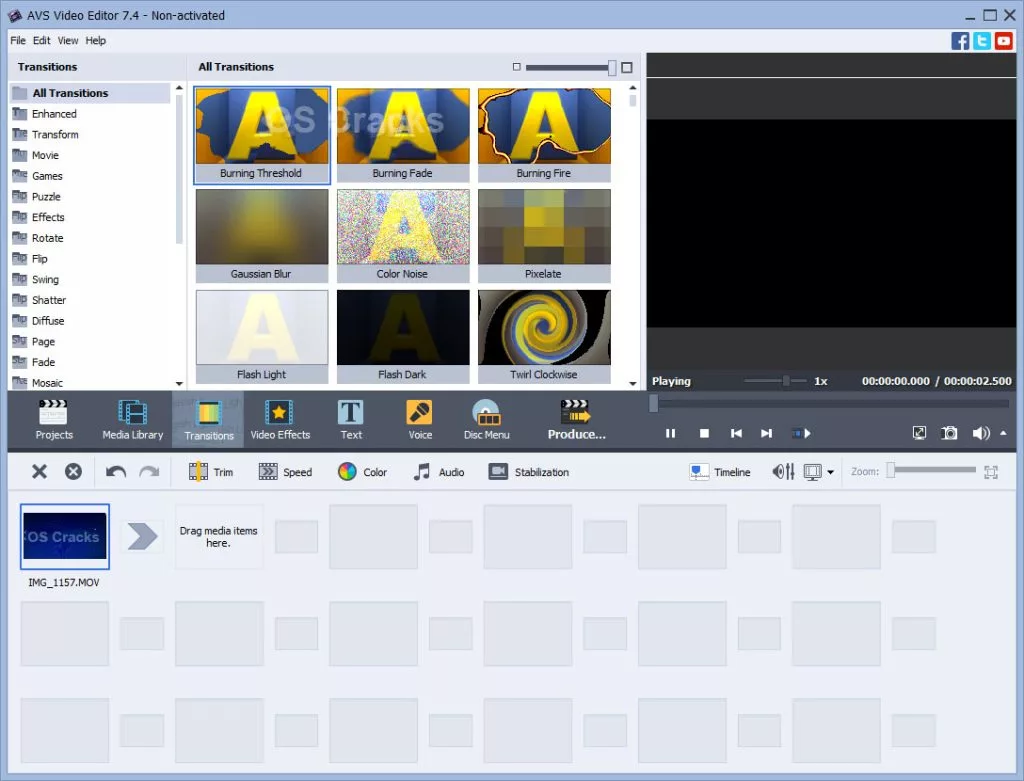 Screenshot of Avs-Video-Editor-Crack