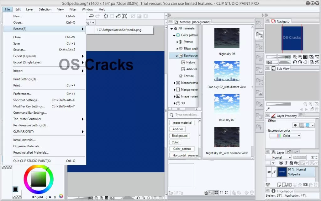 Screenshot of Clip-Studio-Paint-Crack