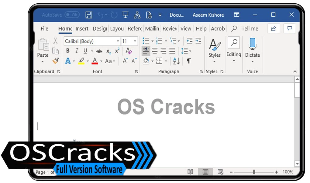 Interface of Microsoft-Office-365-Crack